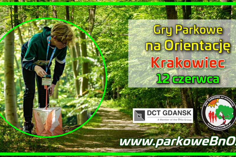 Wydarzenie: Gry Parkowe na Orientację - Krakowiec, Kiedy? 2022-06-12 09:30, Gdzie? 